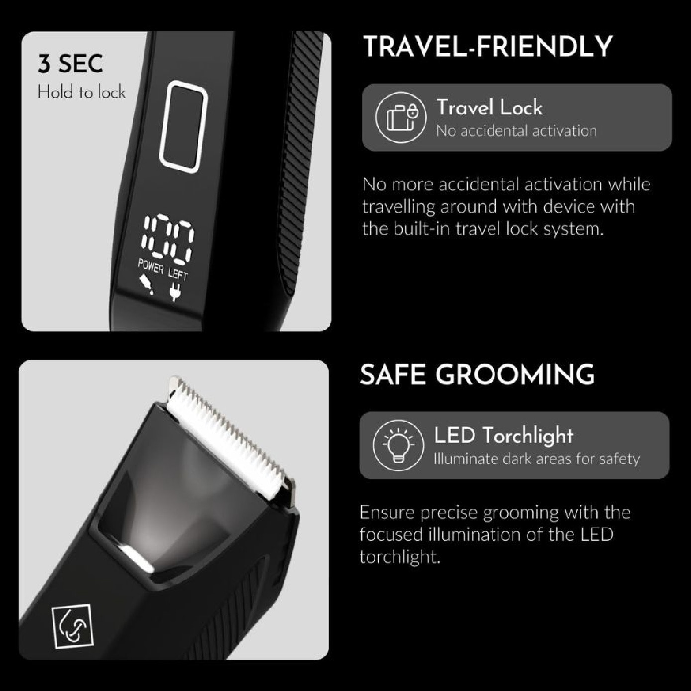 Smooth Operator™ Pro All-In-One Electric Shaver 1s