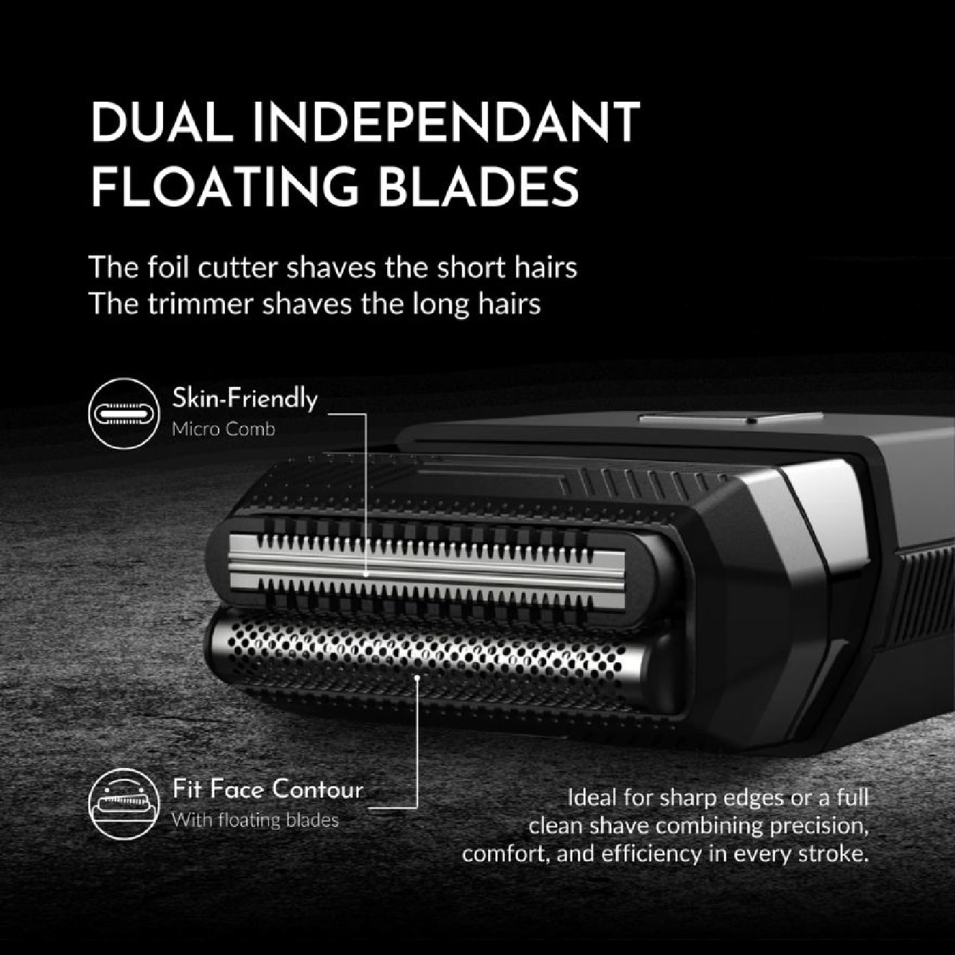 Smooth Operator™ Mini Electric Foil Shaver 1s