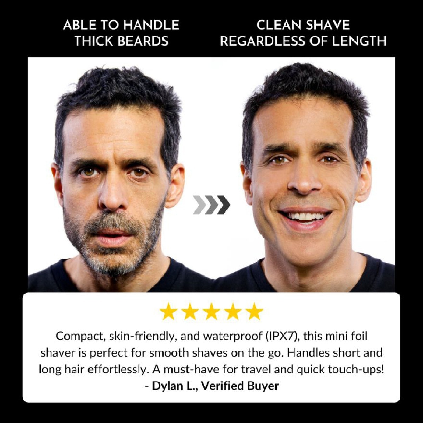 Smooth Operator™ Mini Electric Foil Shaver 1s