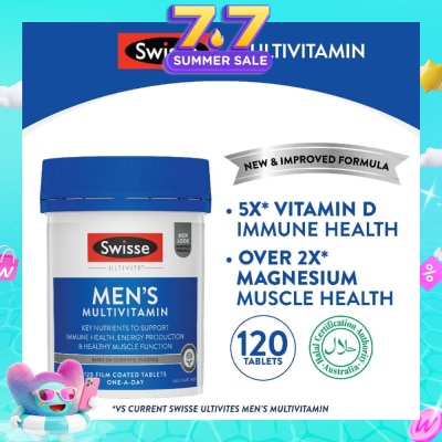SWISSE - Ultivite Men's Multivitamin Tablet 120s