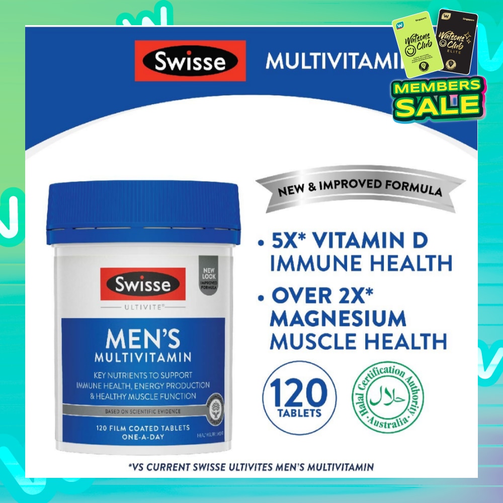 Ultivite Men's Multivitamin Tablet 120s (Expiry: Nov`2025)