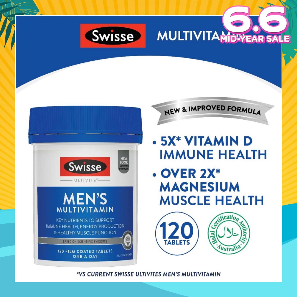 Ultivite Men's Multivitamin Tablet 120s (Expiry: Nov`2025)