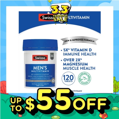 SWISSE Ultivite Men's Multivitamin Tablet 120s (Expiry: Aug`2026)