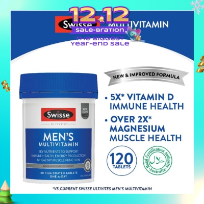 SWISSE Ultivite Men's Multivitamin Tablet 120s (Expiry: Aug`2026)