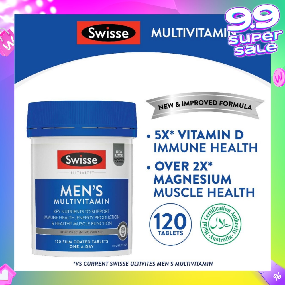 Ultivite Men's Multivitamin Tablet 120s (Expiry: Nov`2025)