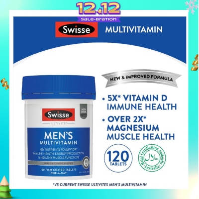 SWISSE Ultivite Men's Multivitamin Tablet 120s (Expiry: Aug`2026)