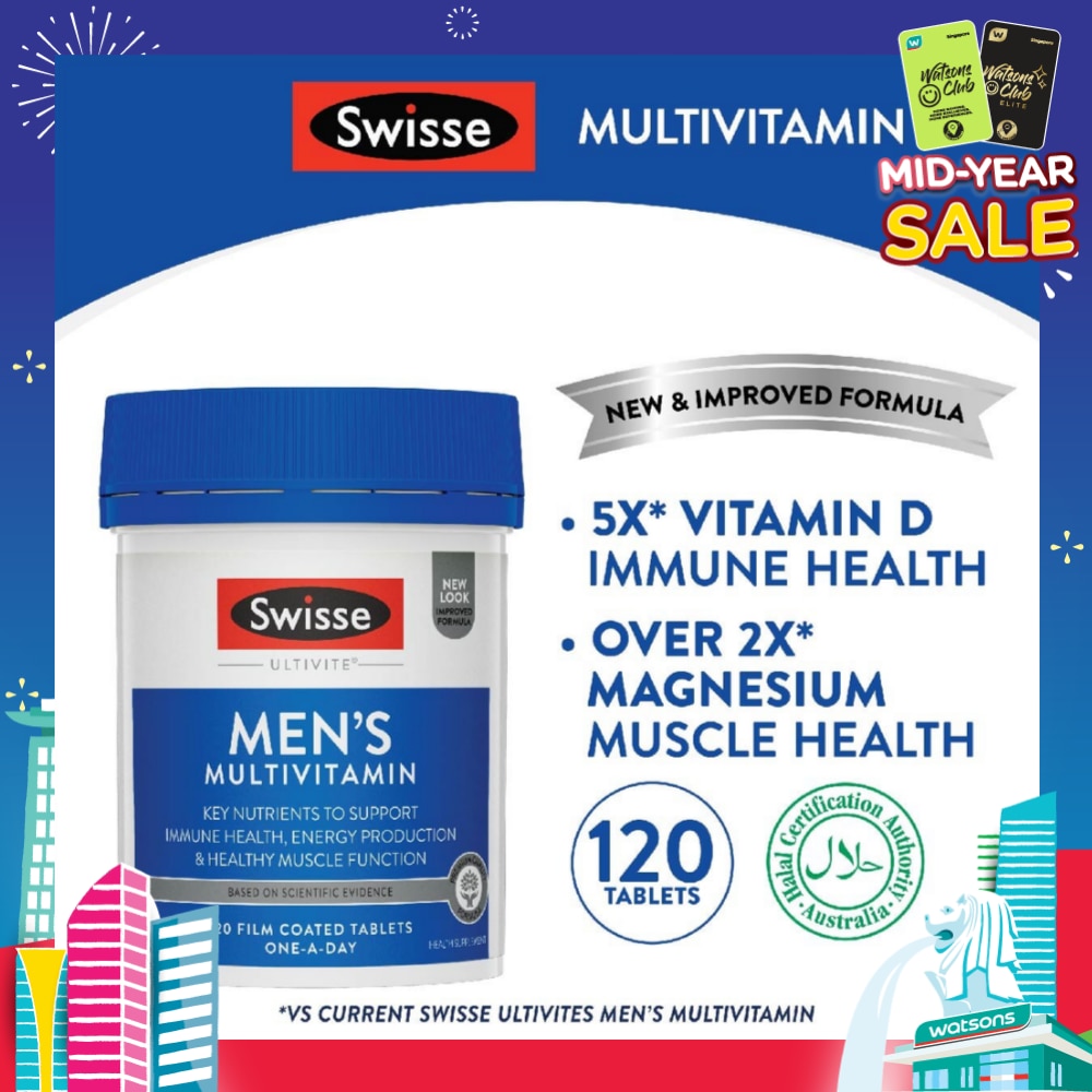 Ultivite Men's Multivitamin Tablet 120s (Expiry: Nov`2025)