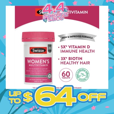 SWISSE - Women Ultivite Multivitamin Tablet 60s