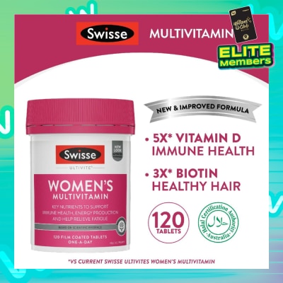 SWISSE Women’s Ultivite Multivitamin 120 Tablets