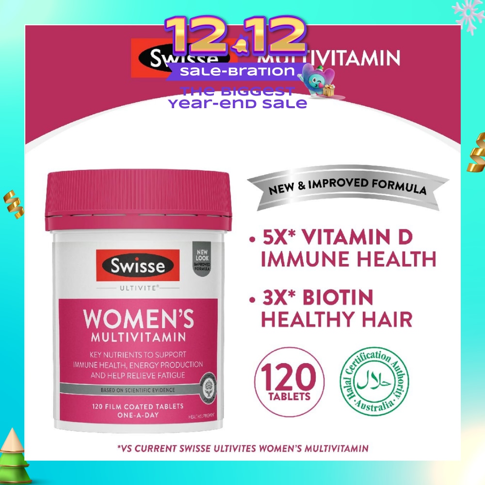 Women’s Ultivite Multivitamin 120 Tablets (Expiry: Sep`2026)