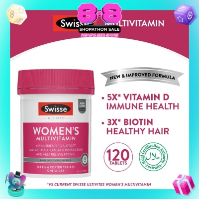 SWISSE - Women’s Ultivite Multivitamin 120 Tablets