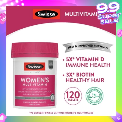 SWISSE Women’s Ultivite Multivitamin 120 Tablets