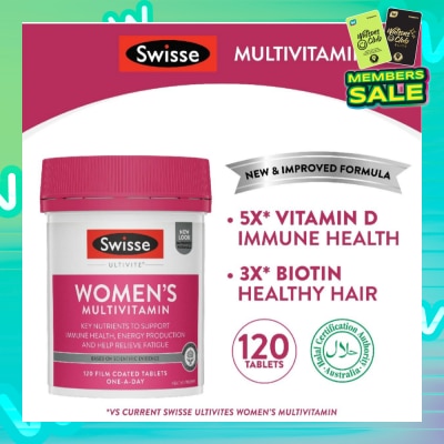 SWISSE Women’s Ultivite Multivitamin 120 Tablets