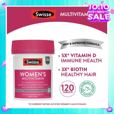 SWISSE Women’s Ultivite Multivitamin 120 Tablets