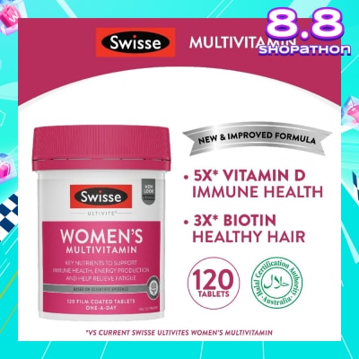 SWISSE Women’s Ultivite Multivitamin 120 Tablets