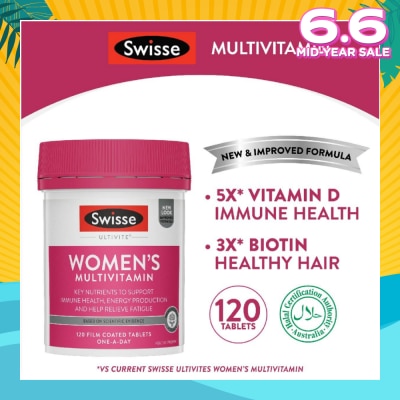 SWISSE Women’s Ultivite Multivitamin 120 Tablets