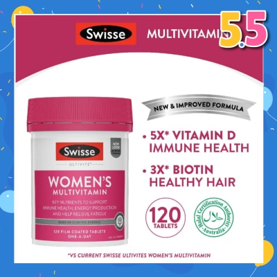 SWISSE Women’s Ultivite Multivitamin 120 Tablets