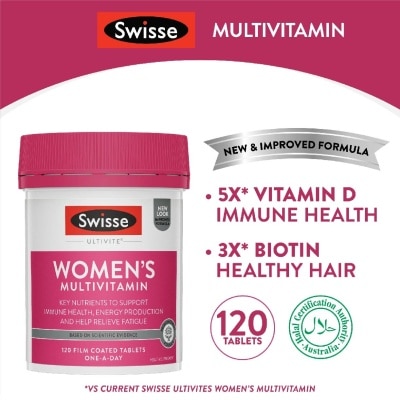 SWISSE Women’s Ultivite Multivitamin 120 Tablets