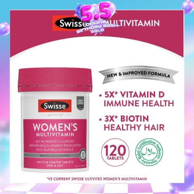 SWISSE - Women’s Ultivite Multivitamin 120 Tablets (Expiry: Oct`2026)