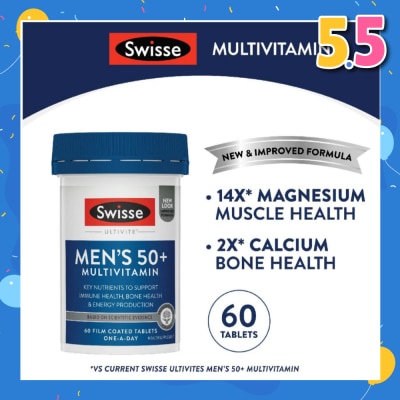 SWISSE Men’s 50+ Ultivite Multivitamin 60s