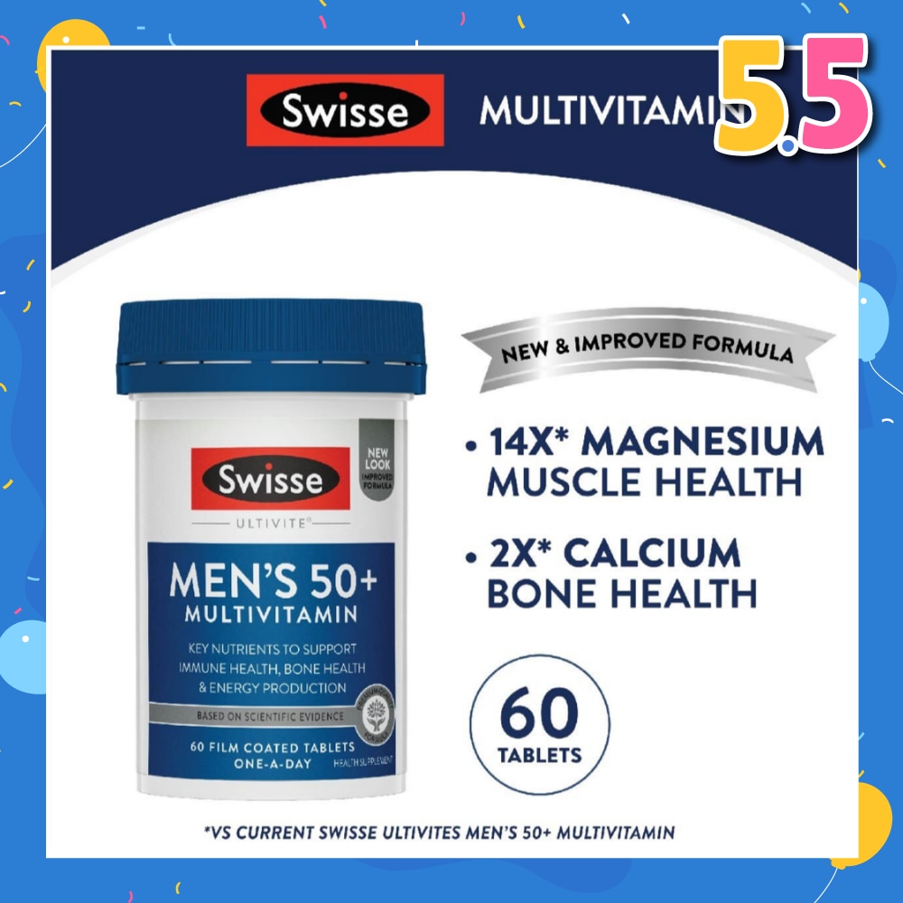 Men’s 50+ Ultivite Multivitamin 60s
