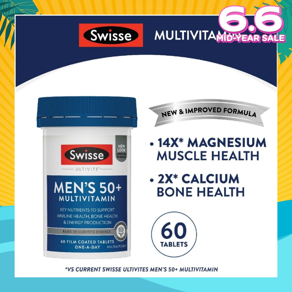 Men’s 50+ Ultivite Multivitamin 60s