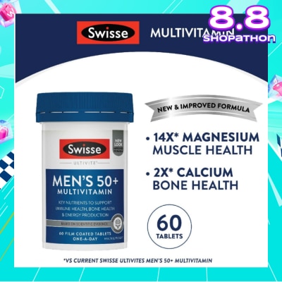SWISSE Men’s 50+ Ultivite Multivitamin 60s
