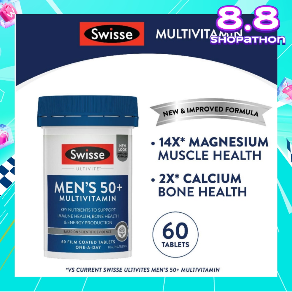 Men’s 50+ Ultivite Multivitamin 60s