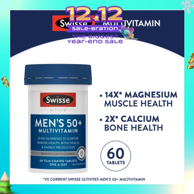 SWISSE Men’s 50+ Ultivite Multivitamin 60s