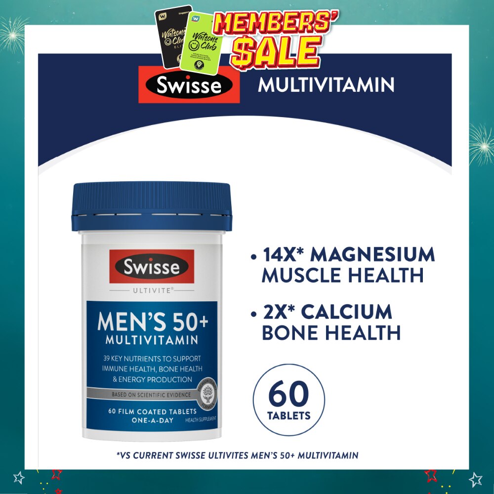 Men’s 50+ Ultivite Multivitamin 60s