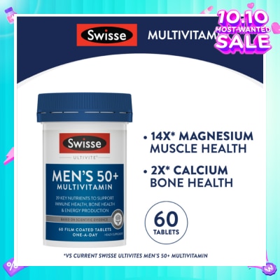 SWISSE Men’s 50+ Ultivite Multivitamin 60s