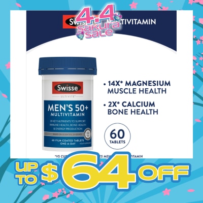 SWISSE - Men’s 50+ Ultivite Multivitamin 60s