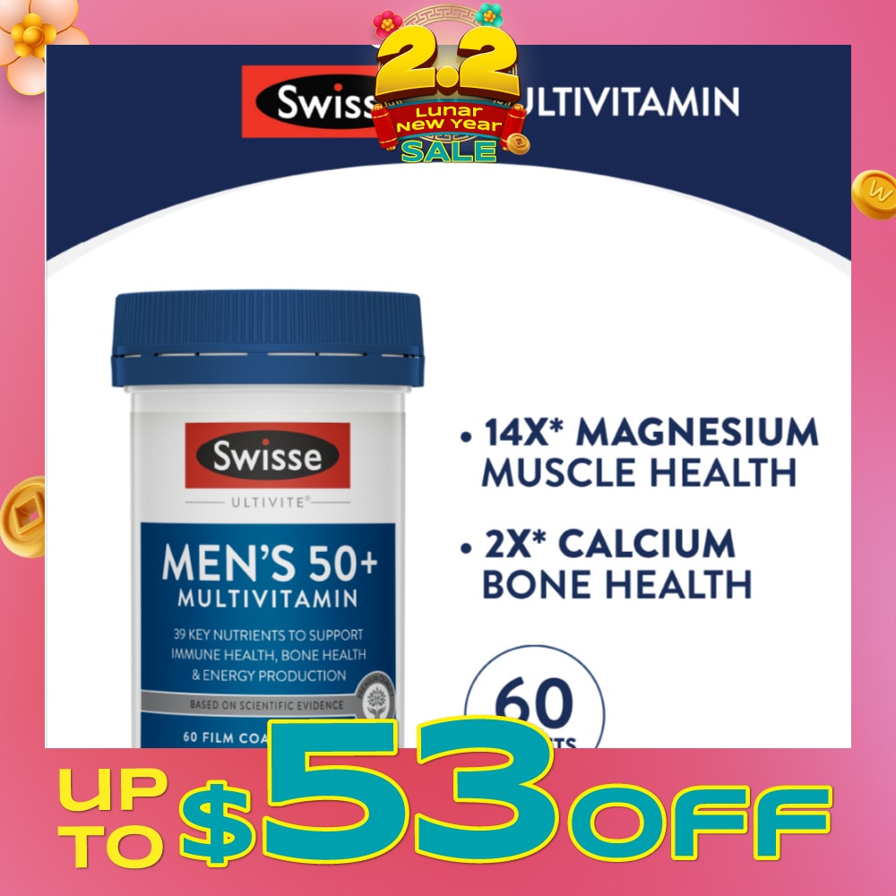 Men’s 50+ Ultivite Multivitamin 60s