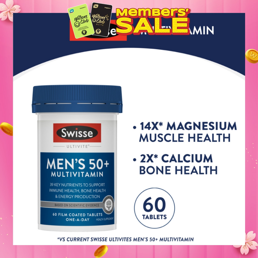 Men’s 50+ Ultivite Multivitamin 60s