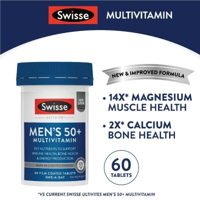 SWISSE Men’s 50+ Ultivite Multivitamin 60s