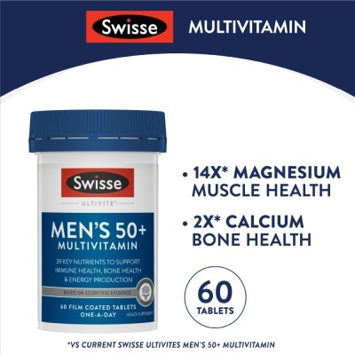 SWISSE Men’s 50+ Ultivite Multivitamin 60s