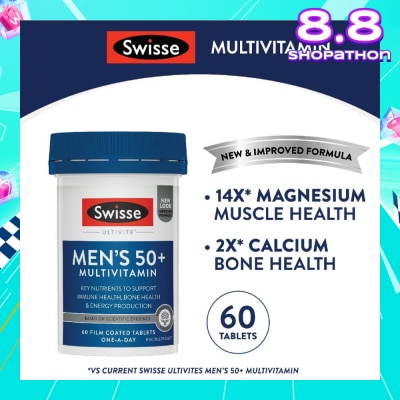 SWISSE Men’s 50+ Ultivite Multivitamin 60s