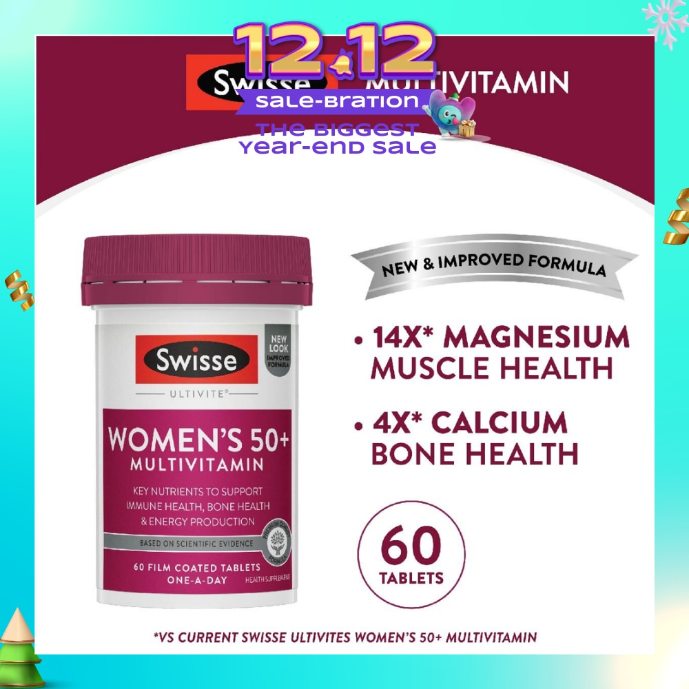 Women's Ultivite 50+ Multivitamin Tablet 60s