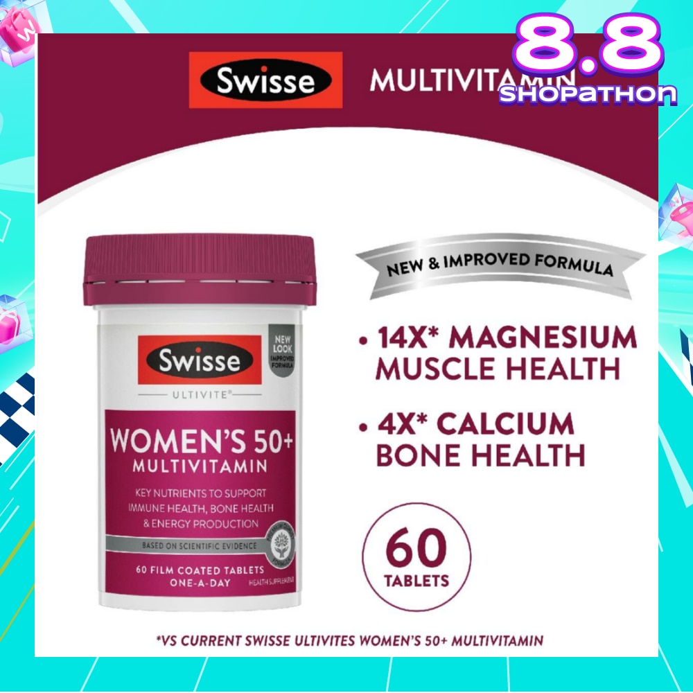 Women's Ultivite 50+ Multivitamin Tablet 60s