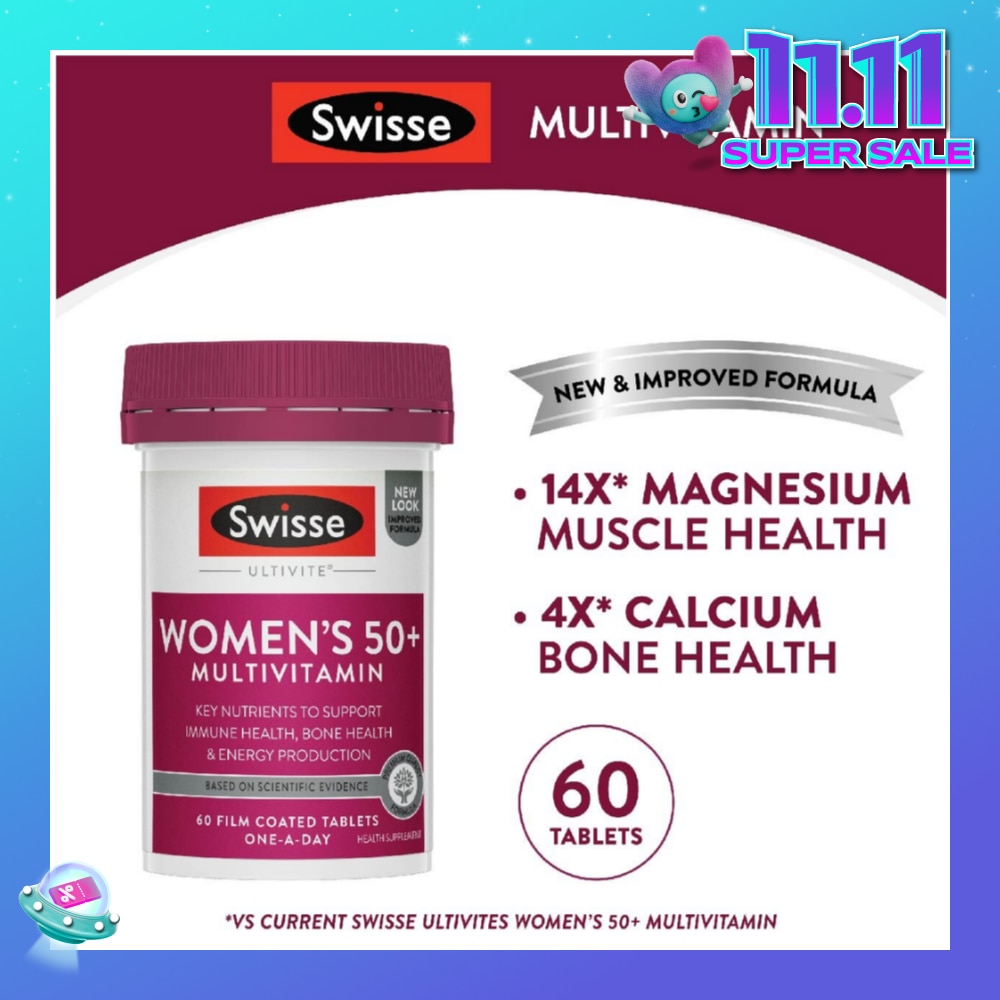 Women's Ultivite 50+ Multivitamin Tablet 60s