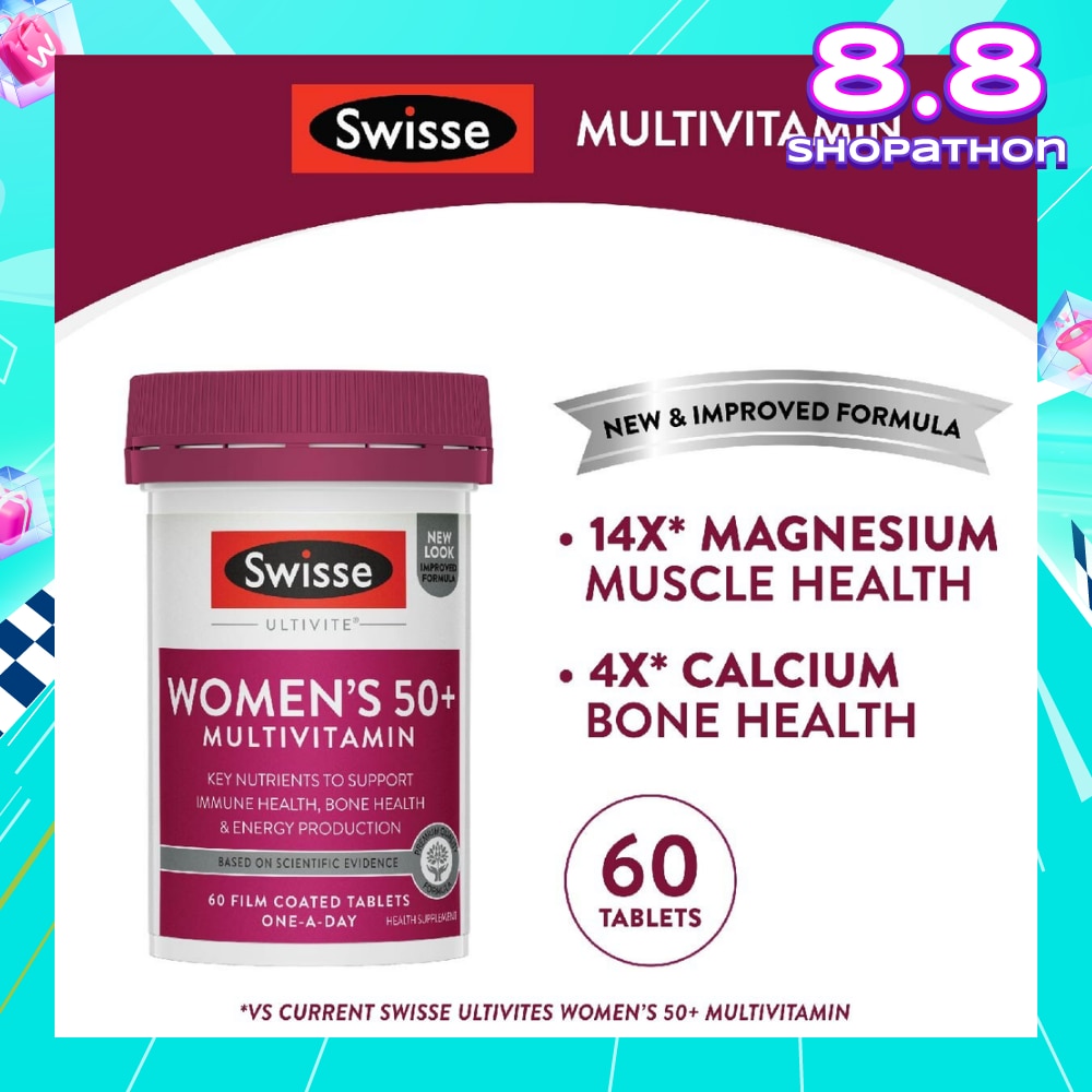 Women's Ultivite 50+ Multivitamin Tablet 60s