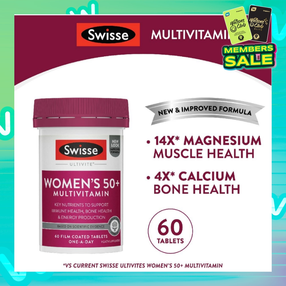 Women's Ultivite 50+ Multivitamin Tablet 60s