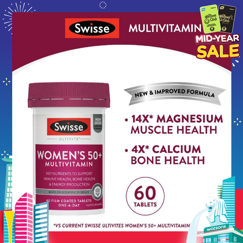 Women's Ultivite 50+ Multivitamin Tablet 60s (Expiry: Nov`2025)