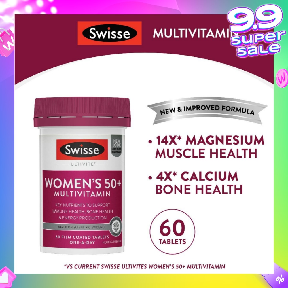 Women's Ultivite 50+ Multivitamin Tablet 60s