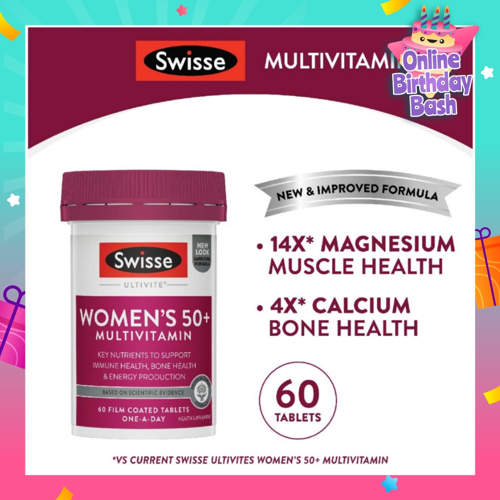 Women's Ultivite 50+ Multivitamin Tablet 60s (Expiry: Nov`2025)