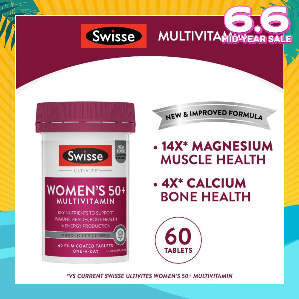 Women's Ultivite 50+ Multivitamin Tablet 60s (Expiry: Nov`2025)