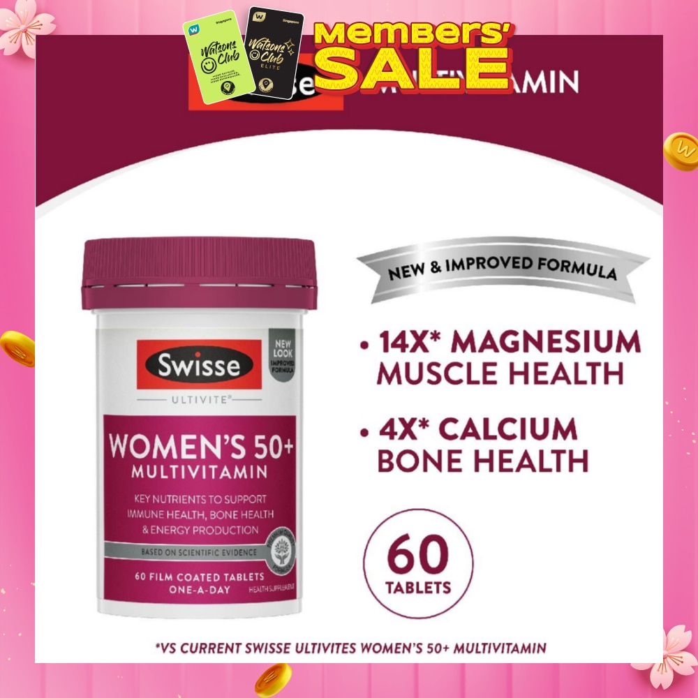 Women's Ultivite 50+ Multivitamin Tablet 60s