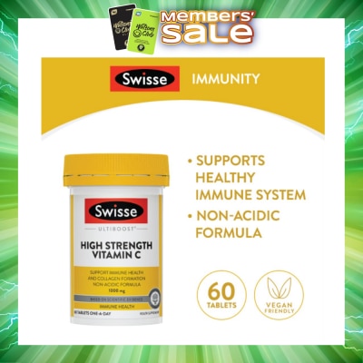 SWISSE - Ultiboost High Strength C 60 tabs