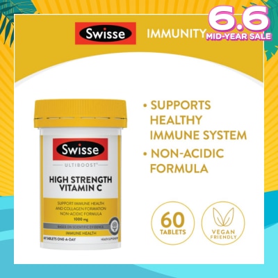 SWISSE Ultiboost High Strength C 60 tabs
