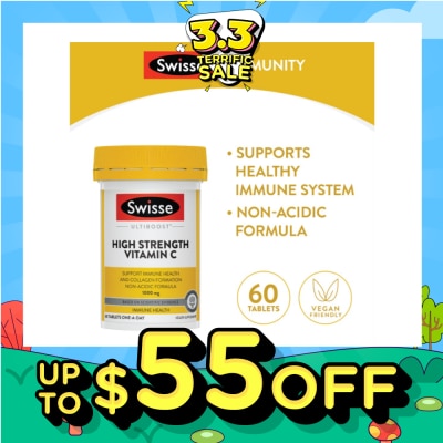 SWISSE Ultiboost High Strength C 60 tabs